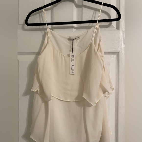 Women's Vince Off White Bloue Cami Top Sise Medium New with tags - Picture 6 of 16
